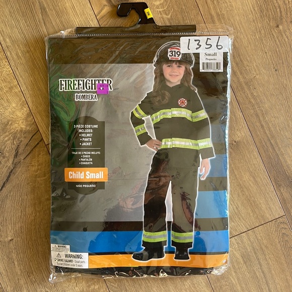Other - NWT kids firefighter costume size small